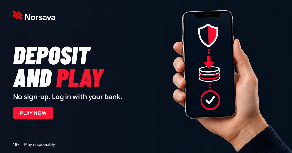 Pay N Play banner: Deposit and play. No sign-up. Log in with your bank.